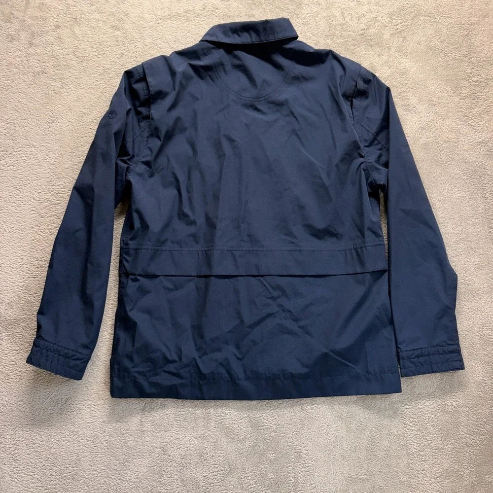 Timberland Field‎ Jacket Mens Large Blue Long Sleeve Hyvent Water Repellent